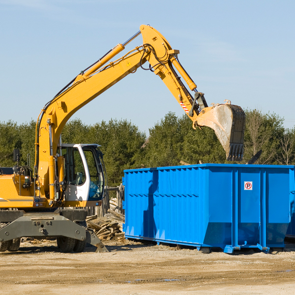 are there any additional fees associated with a residential dumpster rental in Hideaway